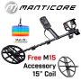 Minelab Manticore + Free M15 Coil